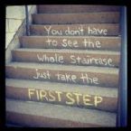 You dont have to see the whole staircase