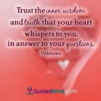 trust the inner wisdom