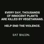 vegetarians kill plants