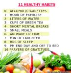 11 healthy habbits