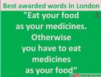 Eat your food as medicine