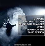 diapers and polititians