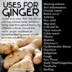 uses of ginger