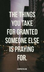 taking for granted