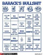 Baracks BS Bingo