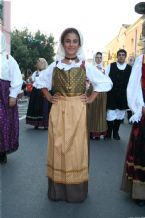 Traditional wear presented on the Madonna del Naufrago Festival in Villasimius, Sardegna