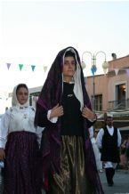 Traditional wear presented on the Madonna del Naufrago Festival in Villasimius, Sardegna