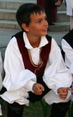 Traditional wear presented on the Madonna del Naufrago Festival in Villasimius, Sardegna