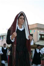 Traditional wear presented on the Madonna del Naufrago Festival in Villasimius, Sardegna