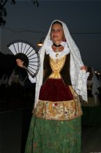 Traditional wear presented on the Madonna del Naufrago Festival in Villasimius, Sardegna