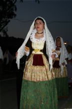 Traditional wear presented on the Madonna del Naufrago Festival in Villasimius, Sardegna