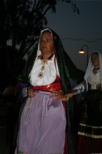 Traditional wear presented on the Madonna del Naufrago Festival in Villasimius, Sardegna