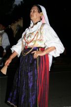 Traditional wear presented on the Madonna del Naufrago Festival in Villasimius, Sardegna