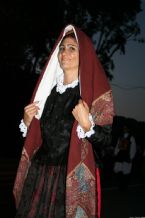 Traditional wear presented on the Madonna del Naufrago Festival in Villasimius, Sardegna