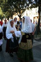 Traditional wear presented on the Madonna del Naufrago Festival in Villasimius, Sardegna