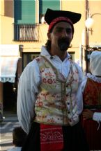 Traditional wear presented on the Madonna del Naufrago Festival in Villasimius, Sardegna