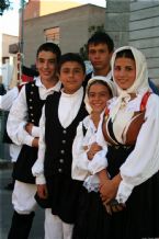 Traditional wear presented on the Madonna del Naufrago Festival in Villasimius, Sardegna