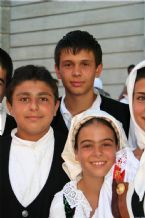 Traditional wear presented on the Madonna del Naufrago Festival in Villasimius, Sardegna