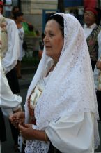 Traditional wear presented on the Madonna del Naufrago Festival in Villasimius, Sardegna