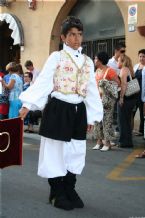 Traditional wear presented on the Madonna del Naufrago Festival in Villasimius, Sardegna