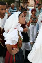 Traditional wear presented on the Madonna del Naufrago Festival in Villasimius, Sardegna