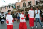 Traditional wear presented on the Madonna del Naufrago Festival in Villasimius, Sardegna