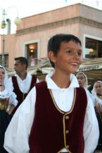 Traditional wear presented on the Madonna del Naufrago Festival in Villasimius, Sardegna