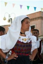 Traditional wear presented on the Madonna del Naufrago Festival in Villasimius, Sardegna