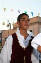 Traditional wear presented on the Madonna del Naufrago Festival in Villasimius, Sardegna