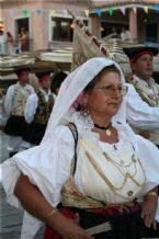 Traditional wear presented on the Madonna del Naufrago Festival in Villasimius, Sardegna