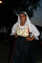 Traditional wear presented on the Madonna del Naufrago Festival in Villasimius, Sardegna