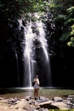 kelly and waterfall