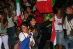 Citizens of Villasimius celebrating the Football World Cup victory