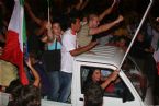 Citizens of Villasimius celebrating the Football World Cup victory