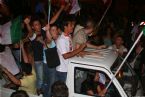 Citizens of Villasimius celebrating the Football World Cup victory