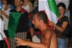 Citizens of Villasimius celebrating the Football World Cup victory