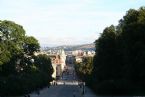 Karl Johan Street, Center of Oslo, Norway, a view from the Royal Pallace