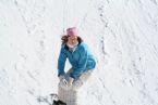 Skiing on Tryvann, Oslo, Norway, April 2006