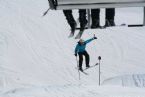 Skiing on Tryvann, Oslo, Norway, April 2006