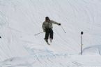 Skiing on Tryvann, Oslo, Norway, April 2006