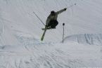 Skiing on Tryvann, Oslo, Norway, April 2006