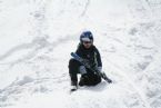 Skiing on Tryvann, Oslo, Norway, April 2006