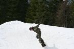 Skiing on Tryvann, Oslo, Norway, April 2006