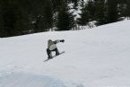 Skiing on Tryvann, Oslo, Norway, April 2006