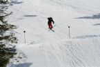 Skiing on Tryvann, Oslo, Norway, April 2006