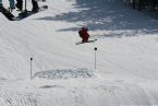 Skiing on Tryvann, Oslo, Norway, April 2006