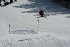 Skiing on Tryvann, Oslo, Norway, April 2006