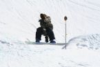 Skiing on Tryvann, Oslo, Norway, April 2006