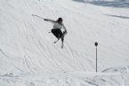 Skiing on Tryvann, Oslo, Norway, April 2006