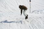 Skiing on Tryvann, Oslo, Norway, April 2006